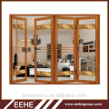 Main aluminum bi folding door with grill design